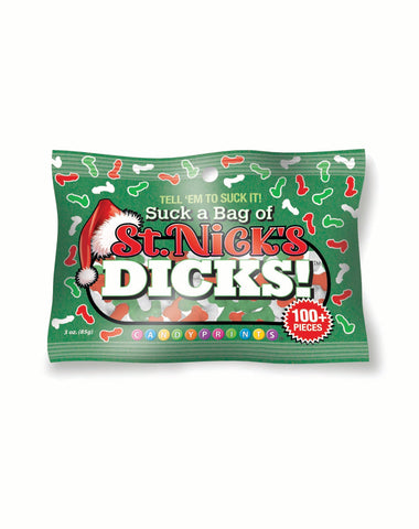 Little Genie Productions - Suck a Bag of St. Nicks Dicks Candy - 3oz Bag