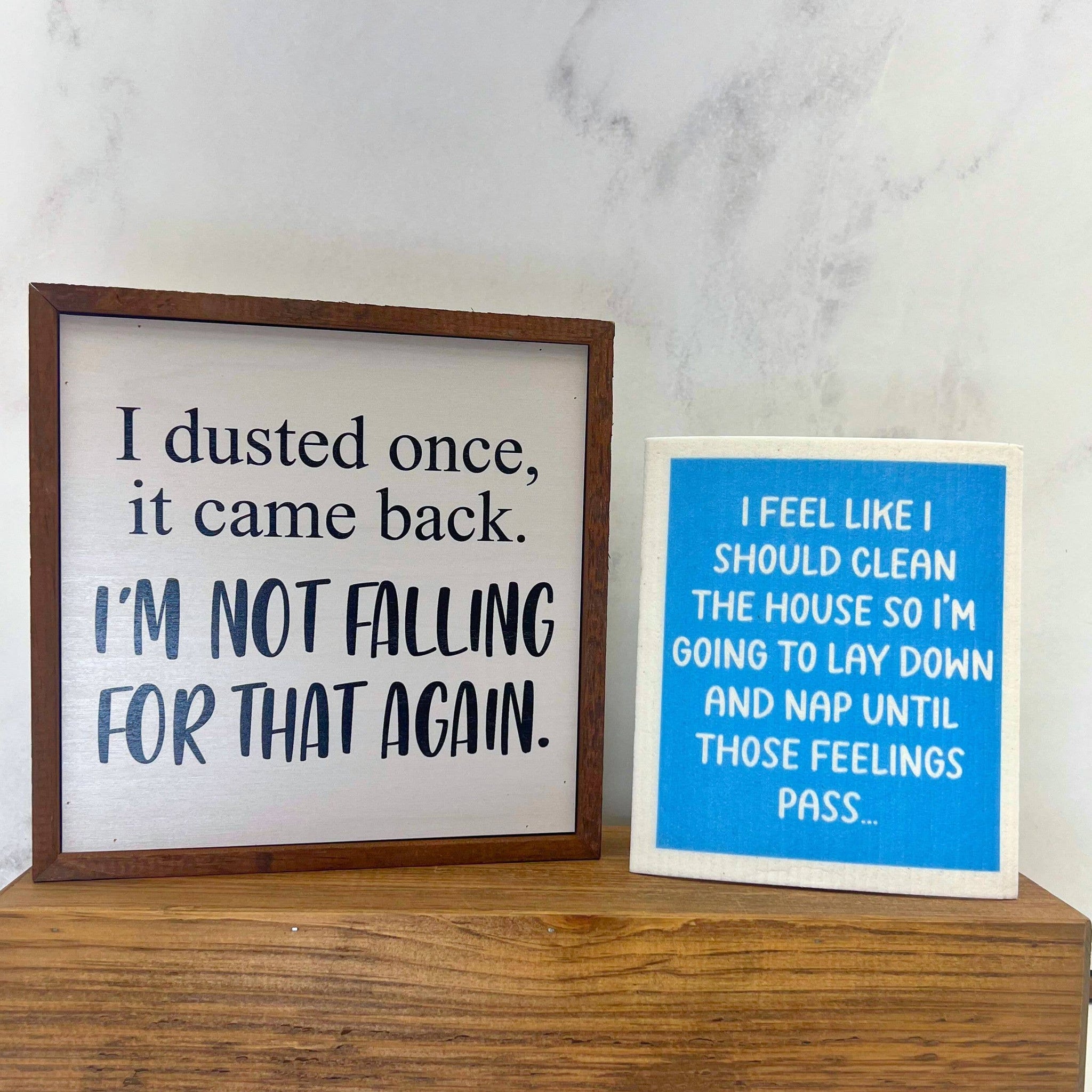 Driftless Studios I Should Clean This House Funny Swedish Dishcloths - Thumbnail 3