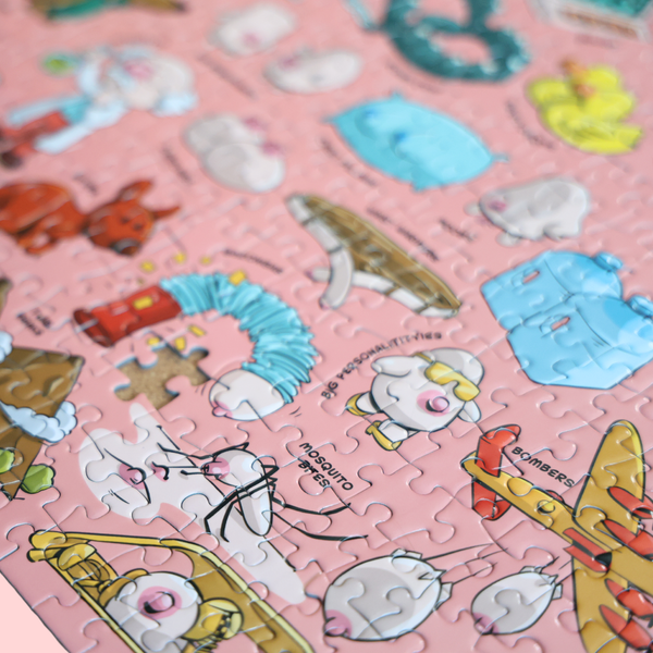Sleazy Greetings - Tit's A Puzzle - Funny Boob Themed 1000 Piece Jigsaw Puzzle