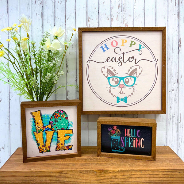 Driftless Studios - 6X4 Spring Sign - Hello Spring Small Home Accent Decor