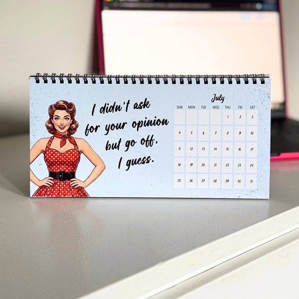 Corporate Snark - 2027 I Wish Being a Bitch Paid The Bills Calendar