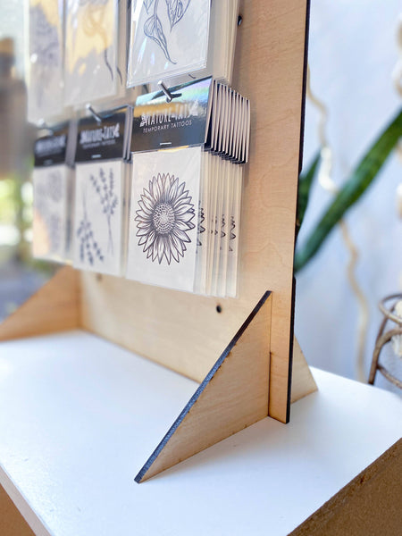 NatureTats - Temporary Tattoo Display Stand - Tall