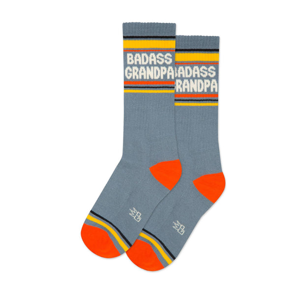 Gumball Poodle - Badass Grandpa Gym Crew Socks