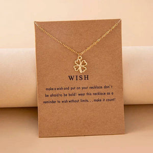 Kate Tuesday Jewelry - Wish Shamrock Necklace