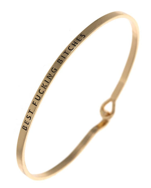 0011 PREMIERE - FR2060 BEST FUCKING BITCHES_3mm Message Bangle