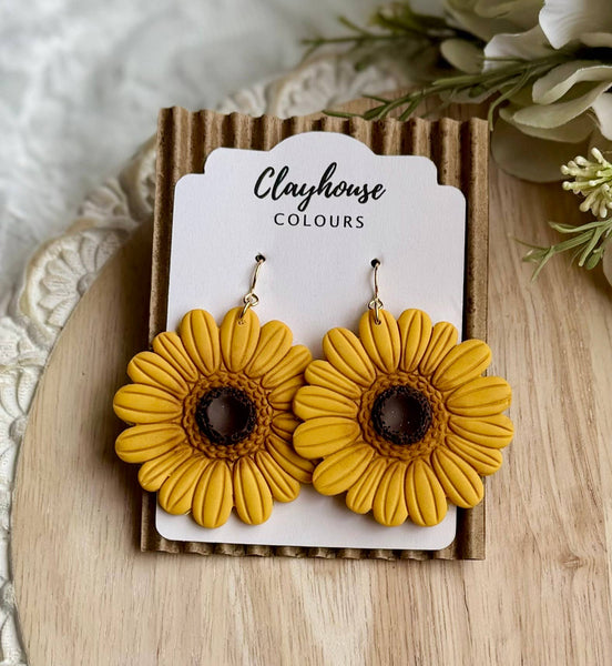 Clayhouse Colours - Flower Earrings