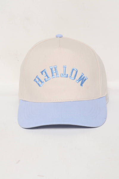 MOTHER Upside Down embroidery in Two Tone Baseball Cap