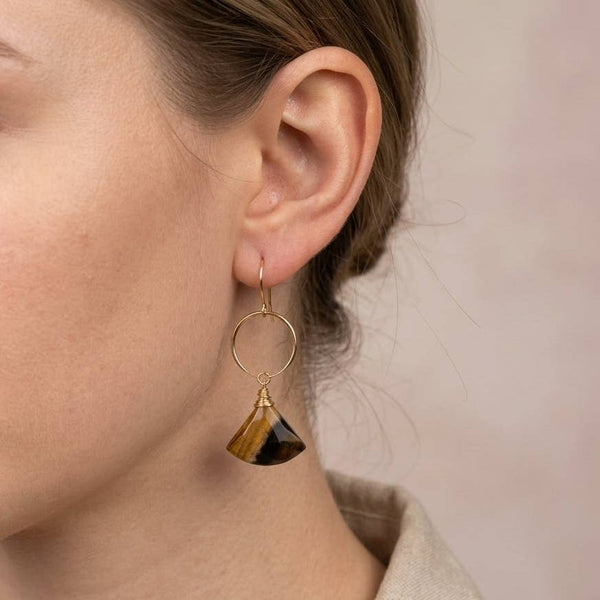 Saressa Designs - Bombay Earrings - Jasper