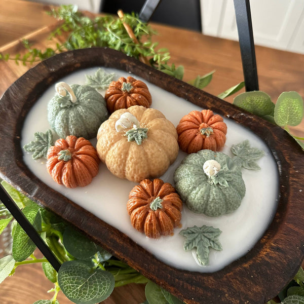 Luna Jane Co. - Fall Pumpkins Dough Bowl Candle: Autumn Bliss