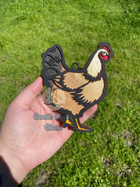 South Texas Siren - Chicken Car Freshie