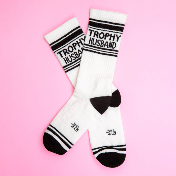 Gumball Poodle - Trophy Husband Gym Crew Socks
