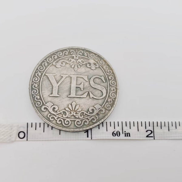 Mio Queena - YES/NO Game Decision Coin Collection Commemorative Coins
