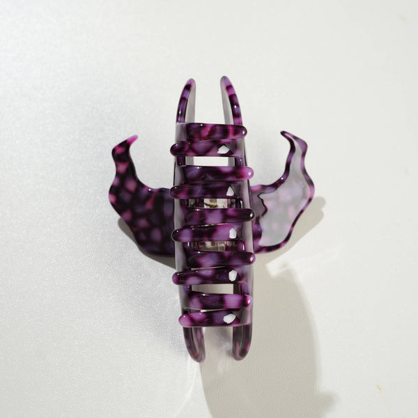 Stained Glass Witch Hat Claw Clip