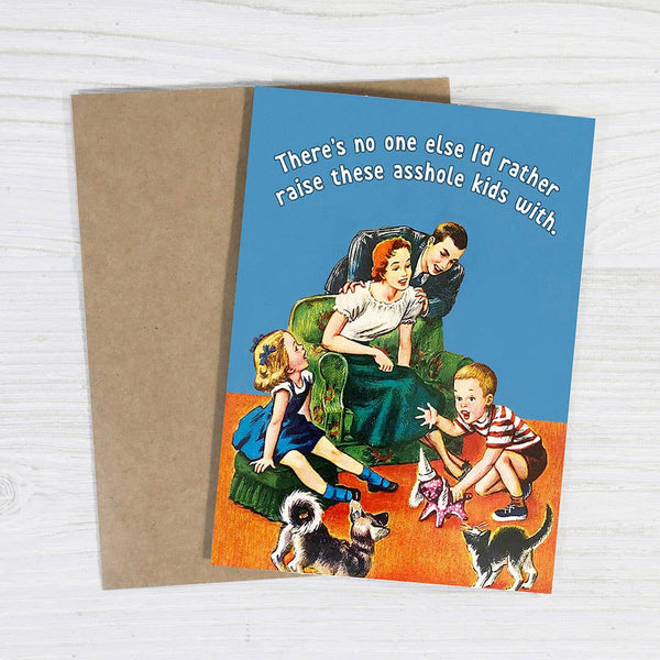 Bad Betty Greeting Co. - Mother's Day Card: Raising Kids Together