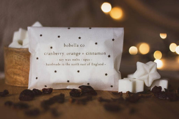 Bobella Co. - Christmas Wax Melts in Cranberry Orange and Cinnamon
