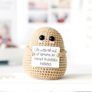 TOMOPOD LLC - Handmade Crochet Positive Potato, Cute Amigurumi Potato
