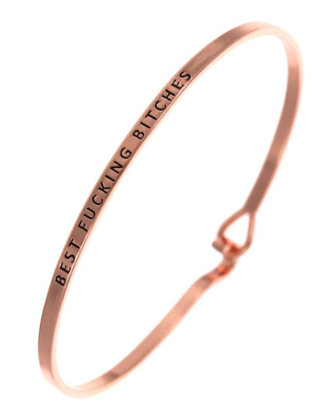 0011 PREMIERE - FR2060 BEST FUCKING BITCHES_3mm Message Bangle