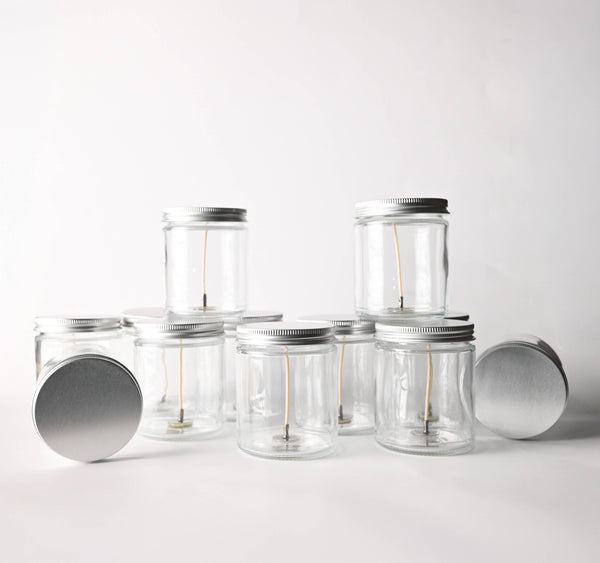 Milkhouse Candle Company - Candle Bar - 5.5 oz Glass Wicked Jar with Lid