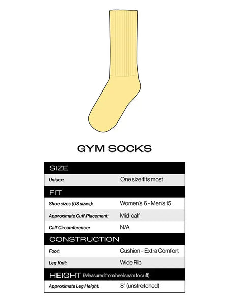 Gumball Poodle - I Like Dogs More Than People Gym Crew Socks
