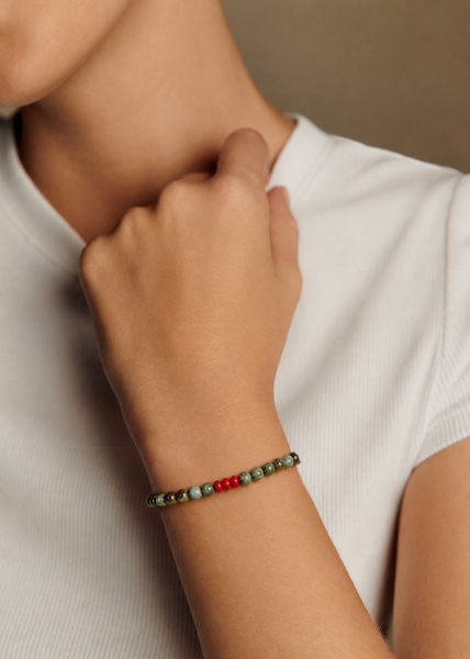 Batu Suci Handmade Jewelry - Find Three Bracelet  |  African Turquoise Mindful Bracelet