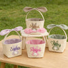 Easter Gingham Cotton Tail Basket - Multiple Colors