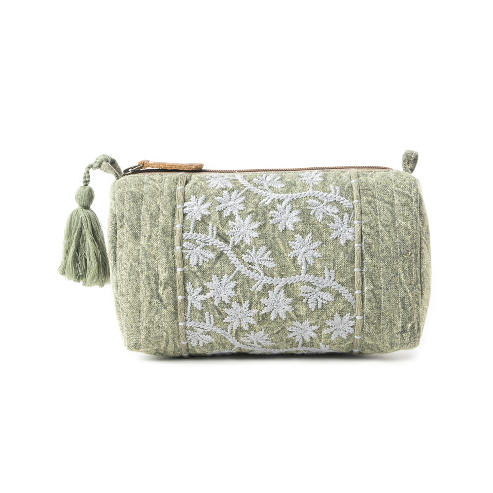 Bohemian Green Supreme Clutch Bag In Olive Green - MYRA BAG