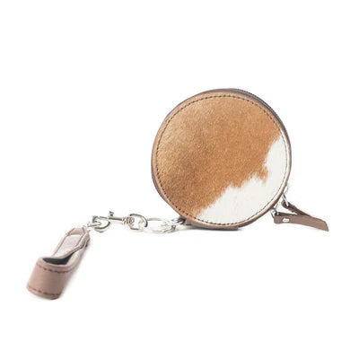 Mesa Halo Hairon Coin Pouch in Mocha Marble - MYRA BAG
