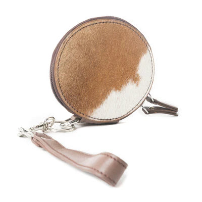 Mesa Halo Hairon Coin Pouch in Mocha Marble - MYRA BAG