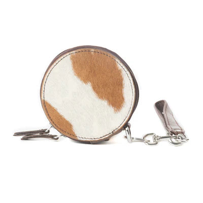 Mesa Halo Hairon Coin Pouch in Mocha Marble - MYRA BAG