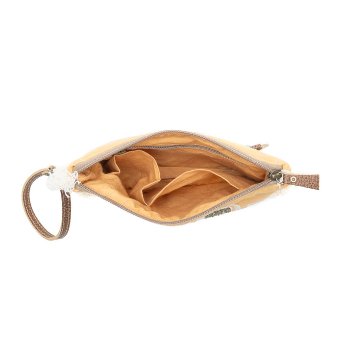 Amber Harvest Embroidered Pouch - Thumbnail 2