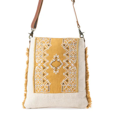 Harvest Grove Shoulder Bag in Golden Bloom - MYRA BAG