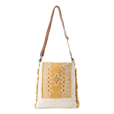 Harvest Grove Shoulder Bag in Golden Bloom - MYRA BAG