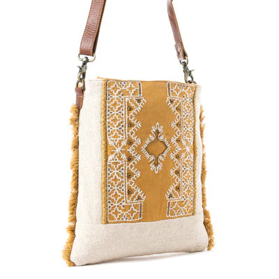 Harvest Grove Shoulder Bag in Golden Bloom - MYRA BAG