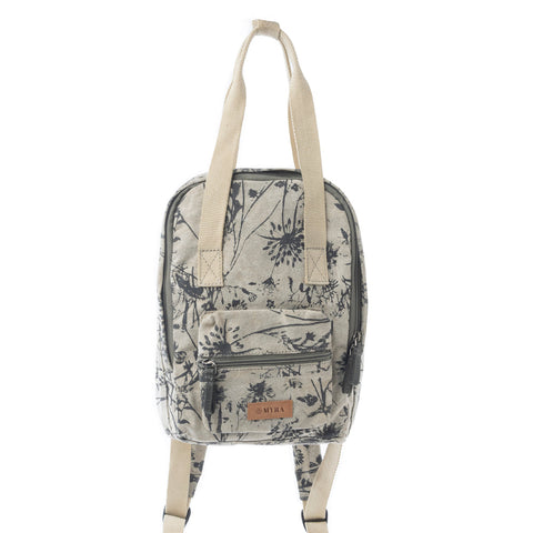 Fable Flora Cotton Backpack  - MYRA BAG