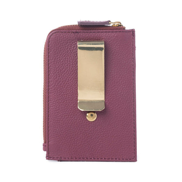 Leather Credit Card Holder -  Boot Wallet - Myra Bag