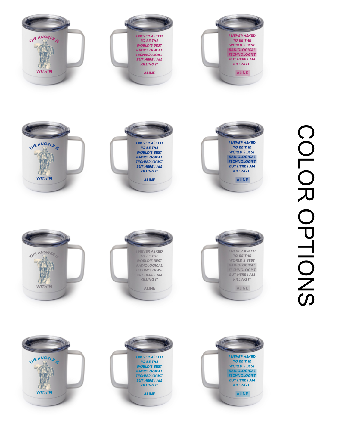 Medical Imaging Travel Mug with Lid - Thumbnail 3