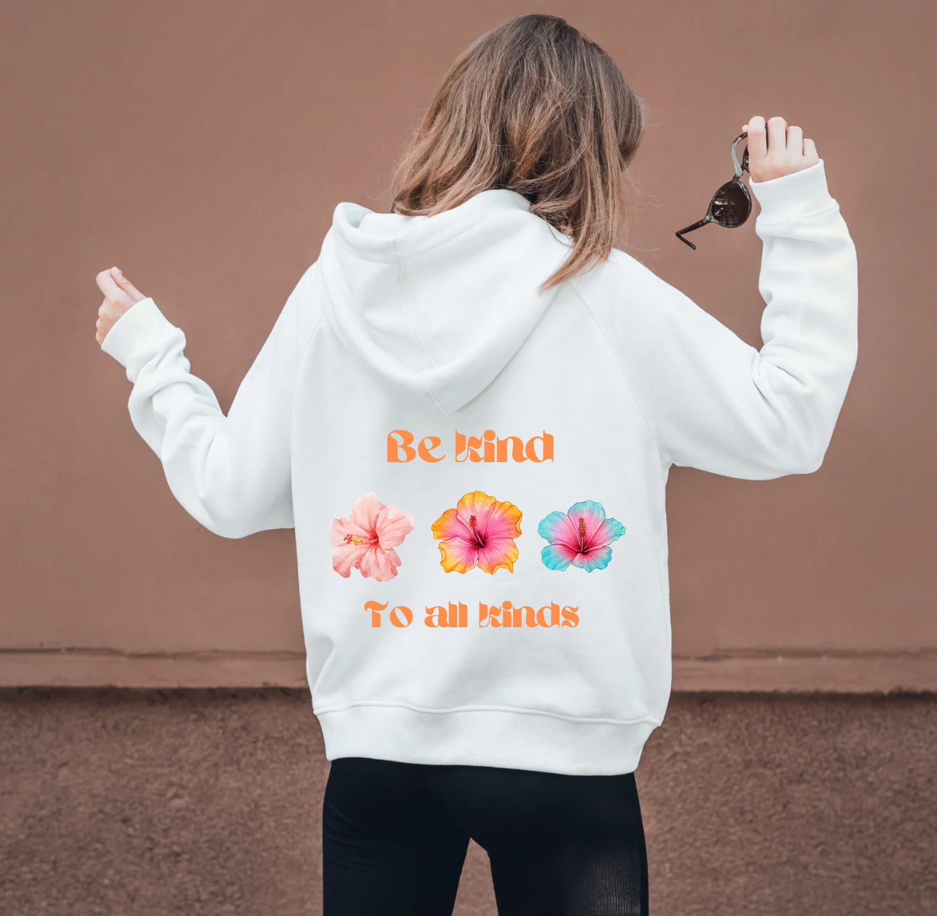 BE KIND TO ALL KINDS HOODIE - LC + FULL BACK