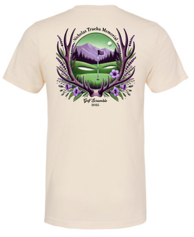 YOUTH TRUEBA GOLF SCRAMBLE TEE - NATURAL