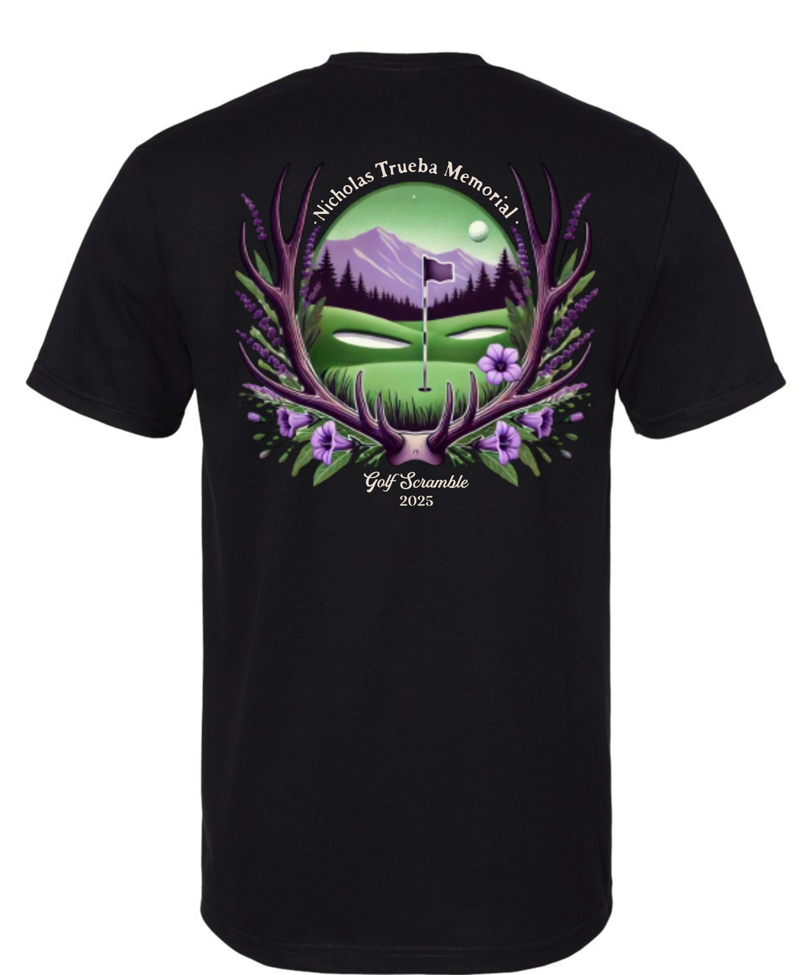 TRUEBA GOLF SCRAMBLE TEE - BLACK