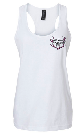 TRUEBA GOLF SCRAMBLE RACER BACK TANK - WHITE (LC ONLY)