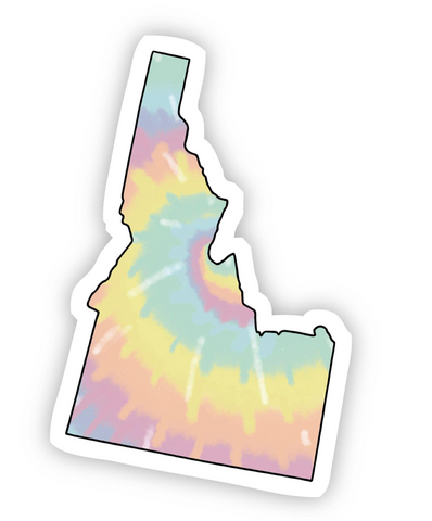 Big Moods - Idaho Sticker - tie dye
