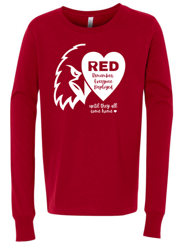 STEPHENSEN ELEMENTARY LONG SLEEVE TEE - RED FRIDAY