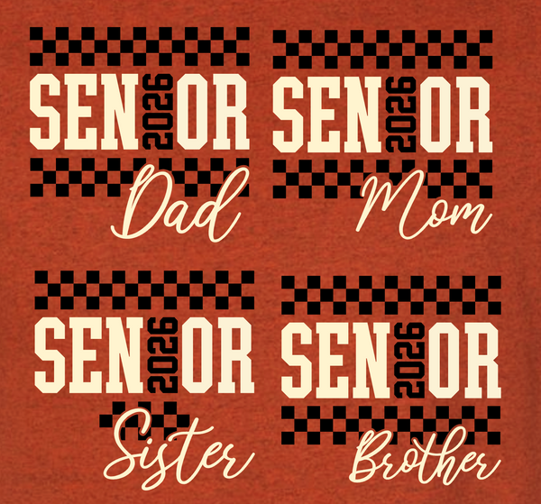 2026 SENIOR CELEBRATION FUNDRAISER TEE - YOU PICK TITLE - ANTIQUE ORANGE