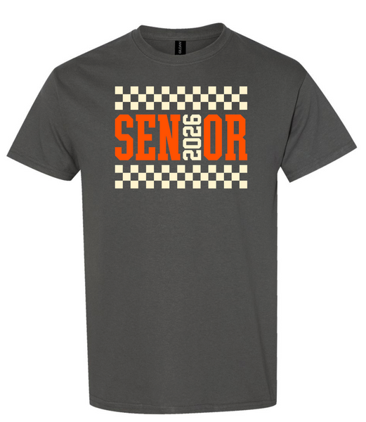 2026 SENIOR CELEBRATION FUNDRAISER TEE - YOU PICK TITLE - CHARCOAL