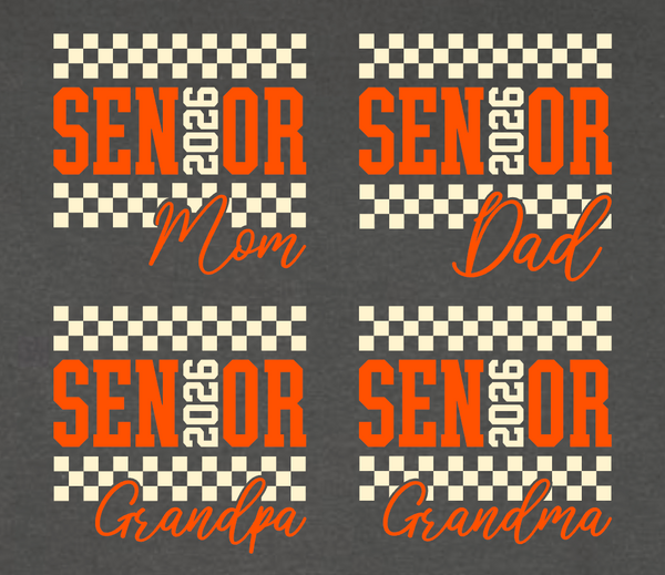 2026 SENIOR CELEBRATION FUNDRAISER TEE - YOU PICK TITLE - CHARCOAL