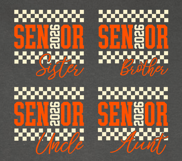 2026 SENIOR CELEBRATION FUNDRAISER TEE - YOU PICK TITLE - CHARCOAL