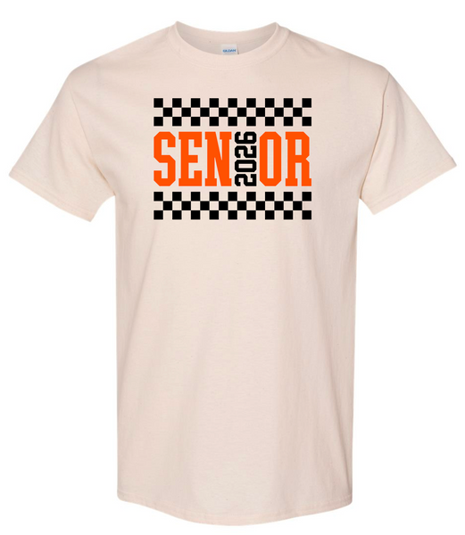 2026 SENIOR CELEBRATION FUNDRAISER TEE - YOU PICK TITLE - NATURAL