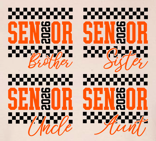 2026 SENIOR CELEBRATION FUNDRAISER TEE - YOU PICK TITLE - NATURAL
