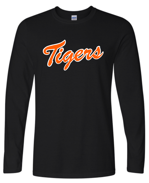 TIGERS CLASSIC LONG SLEEVE SHIRT - BLACK