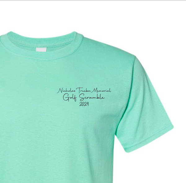 TRUEBA GOLF SCRAMBLE TEE - CLEAN MINT